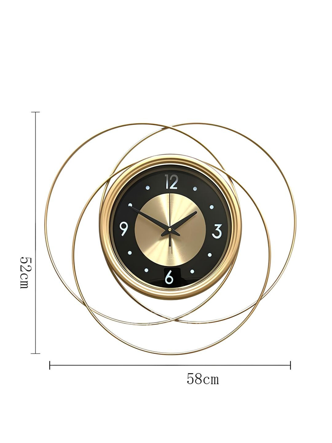 Abstract shaped wall clock