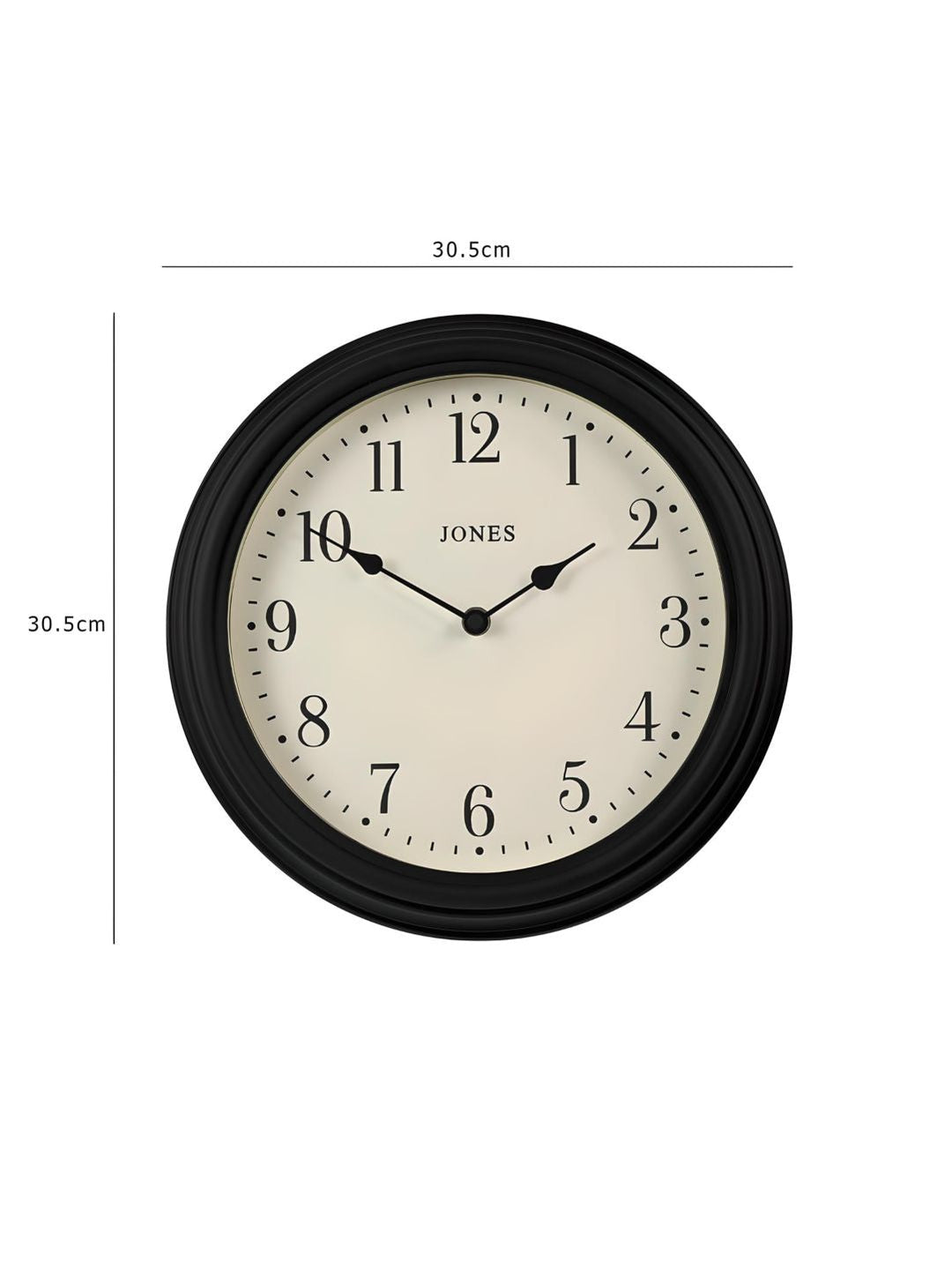 Abstract shaped wall clock