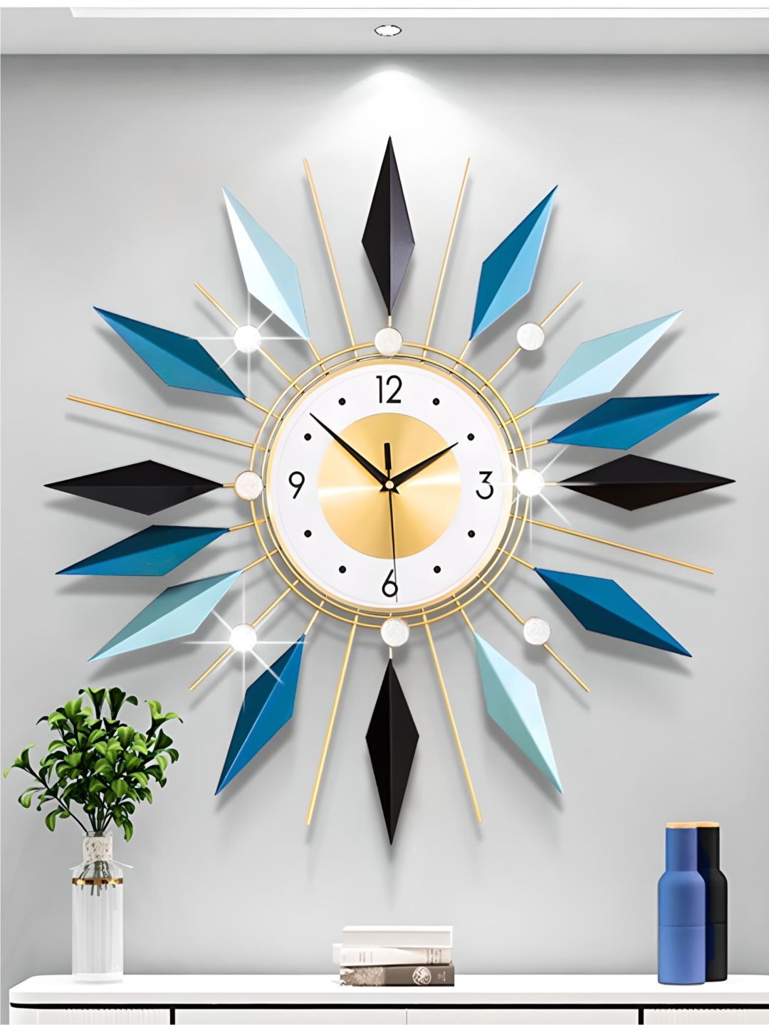 Abstract shaped wall clock