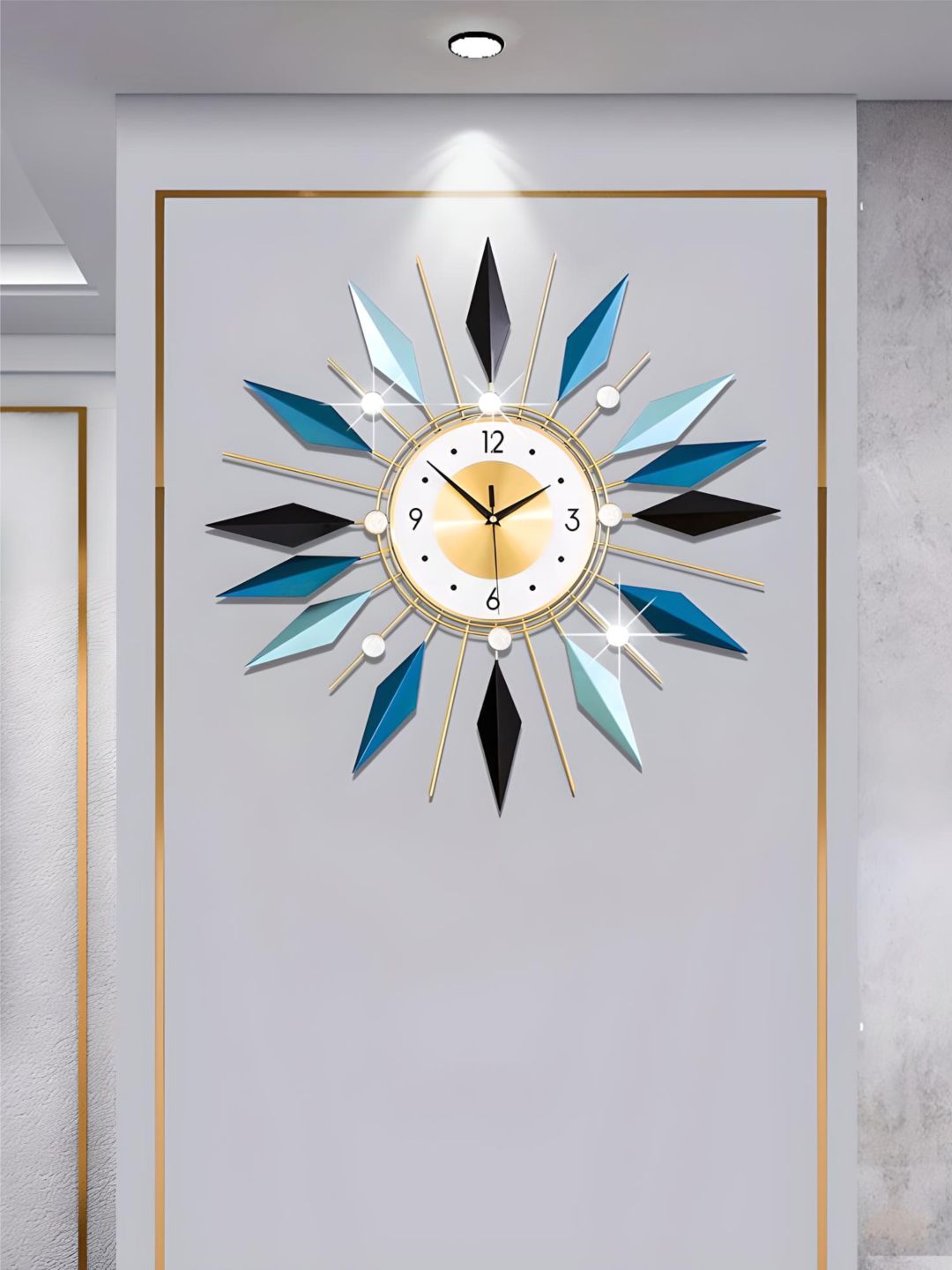 Abstract shaped wall clock