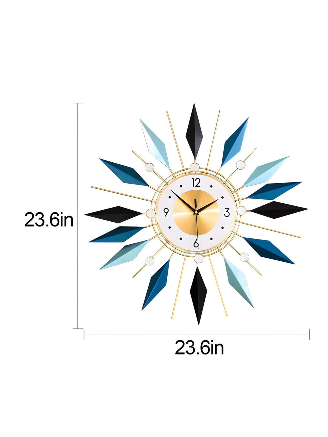Abstract shaped wall clock