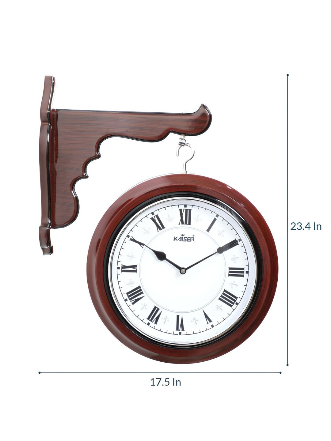 Abstract shaped wall clock