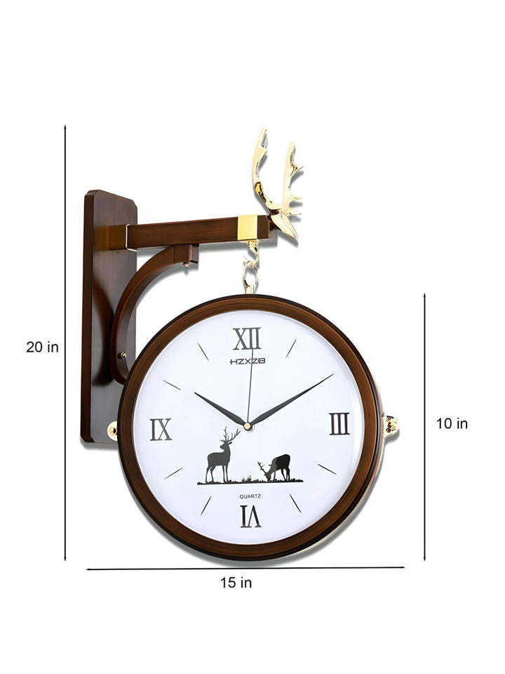Abstract shaped wall clock