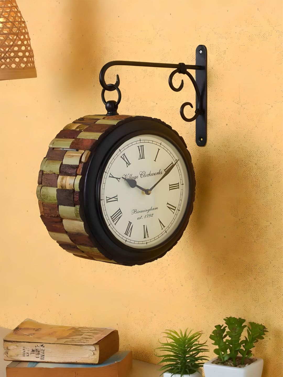 Abstract shaped wall clock