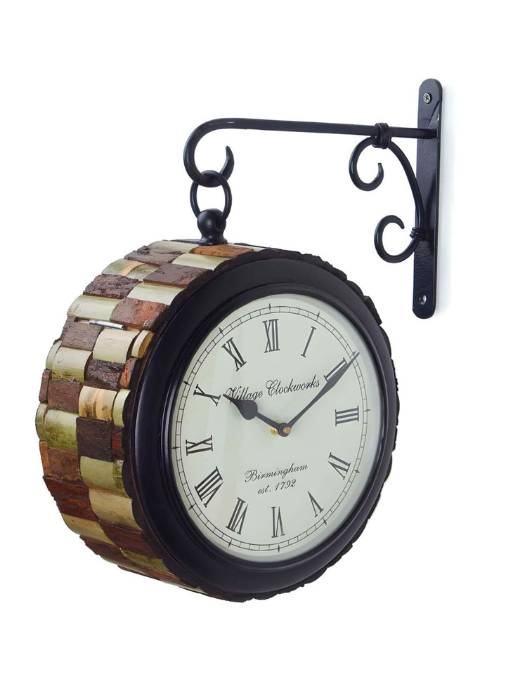 Abstract shaped wall clock