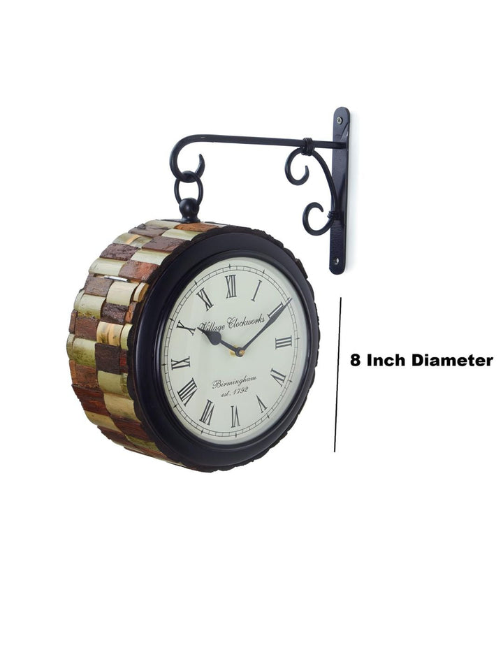 Abstract shaped wall clock