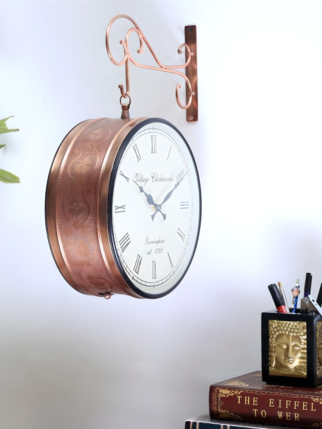 Abstract shaped wall clock