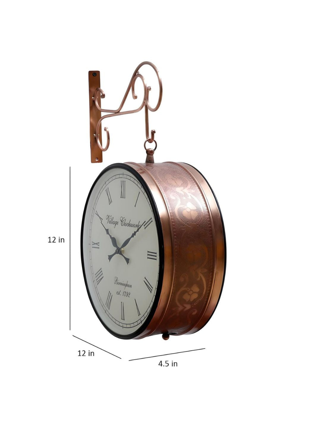 Abstract shaped wall clock