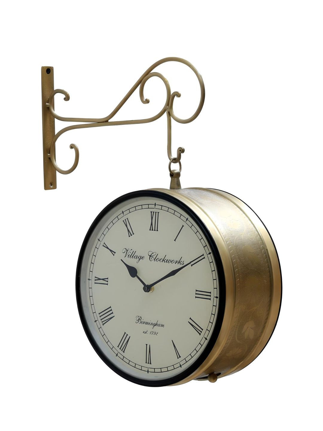 Abstract shaped wall clock