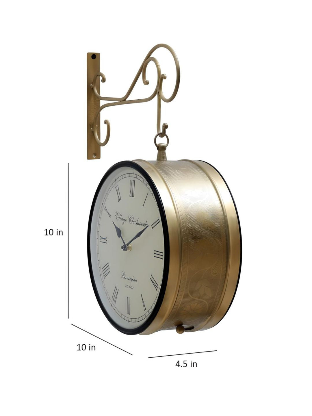 Abstract shaped wall clock