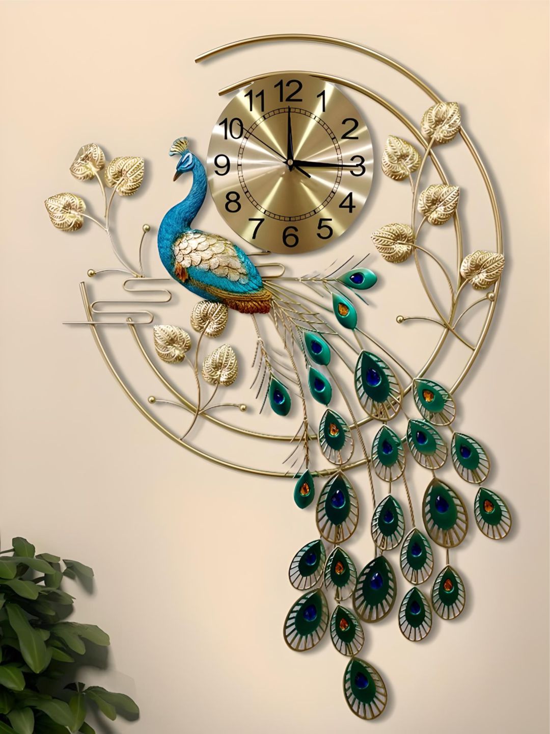 Abstract shaped wall clock