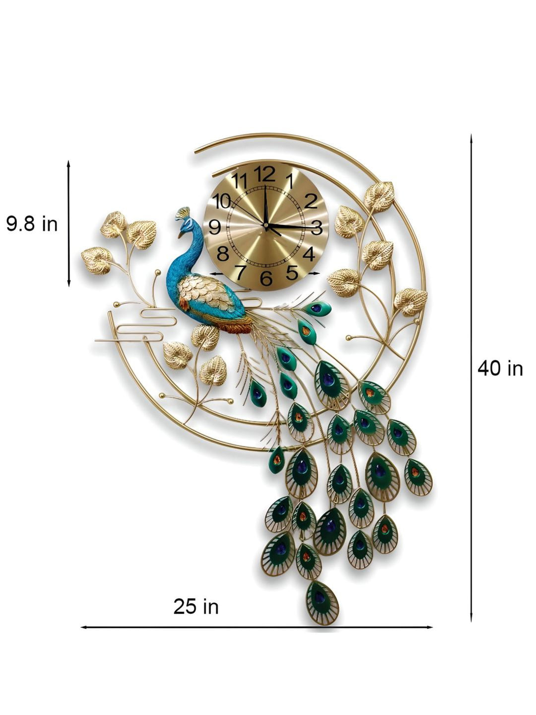 Abstract shaped wall clock