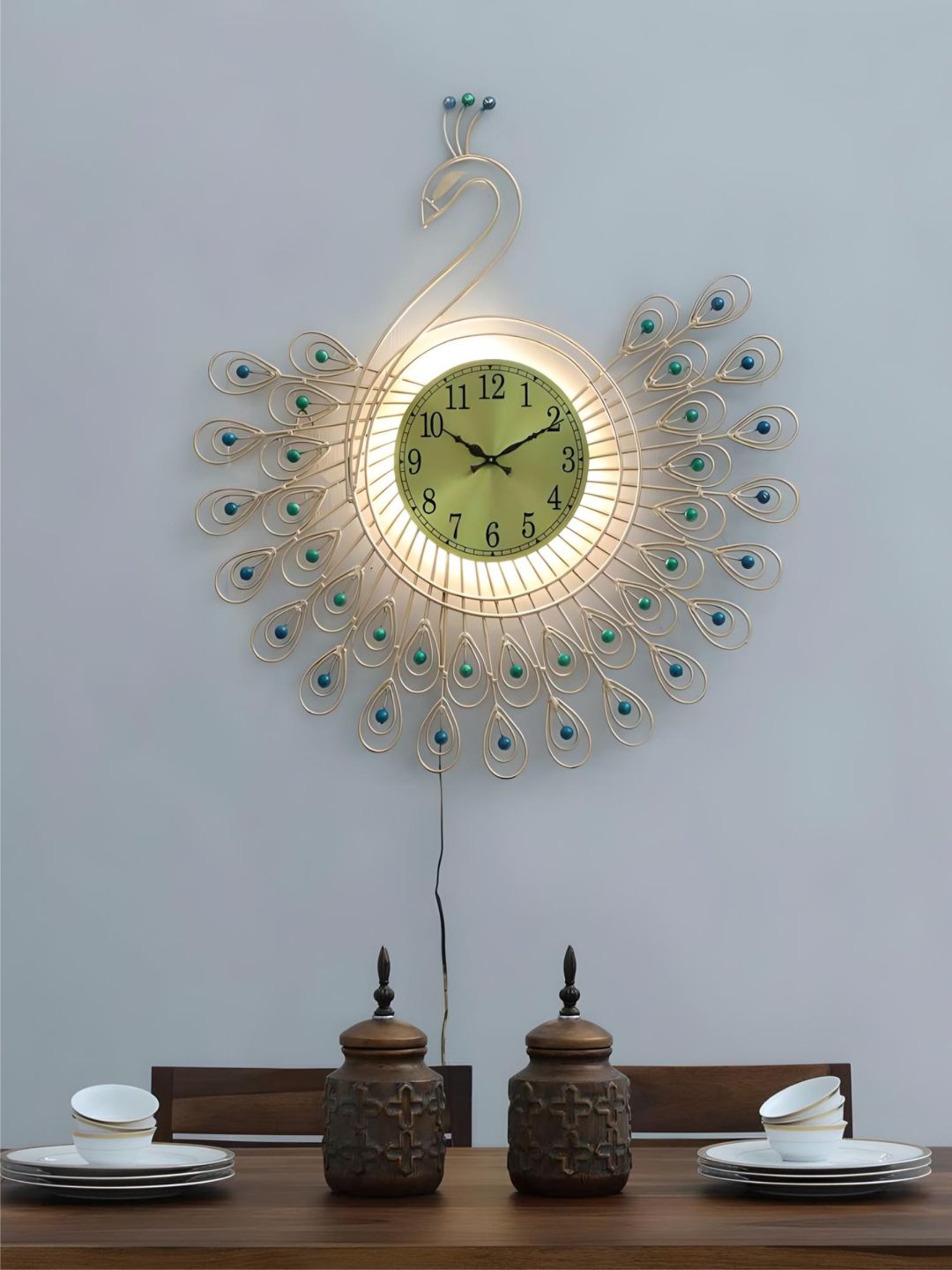Abstract shaped wall clock