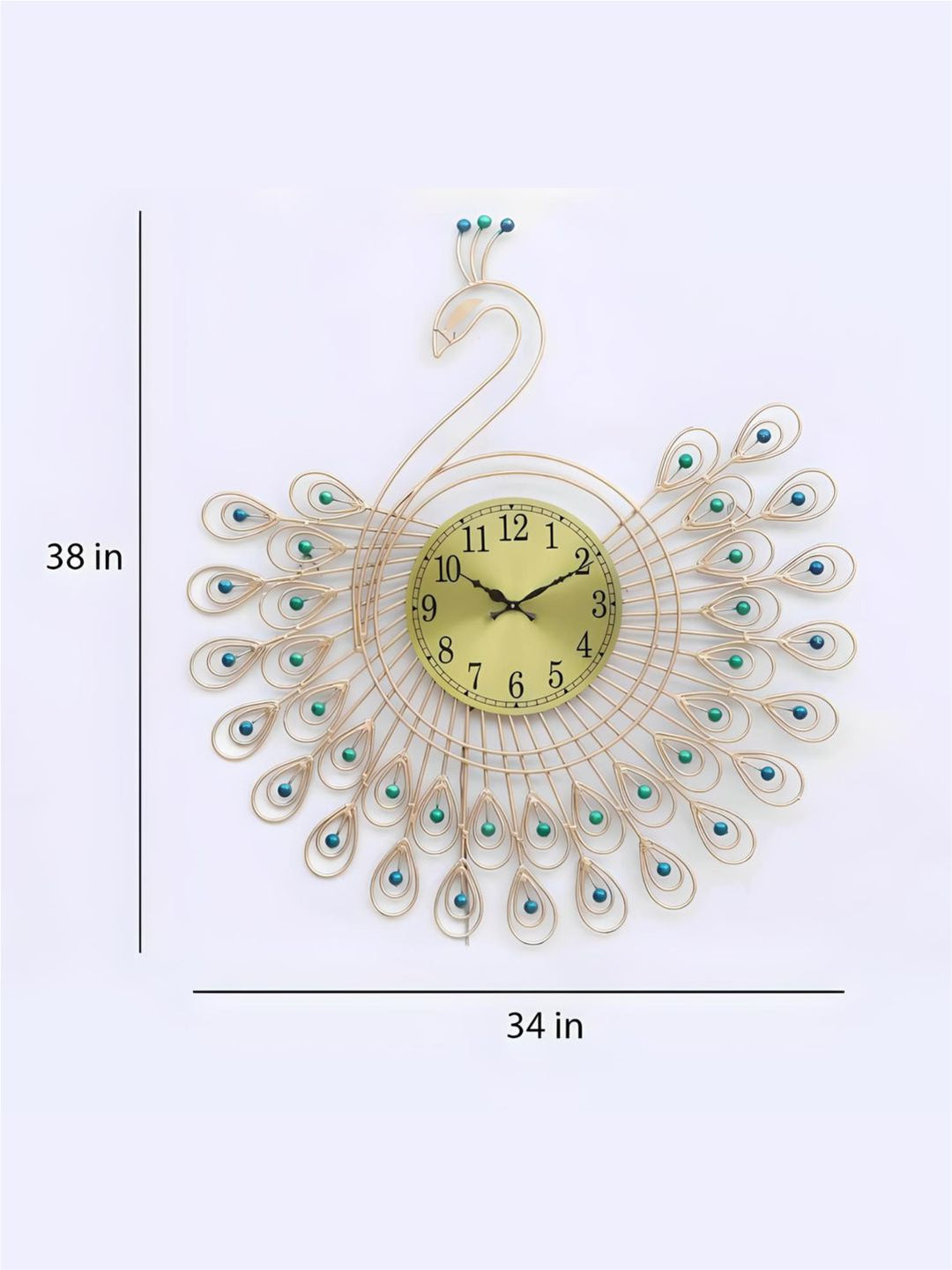Abstract shaped wall clock