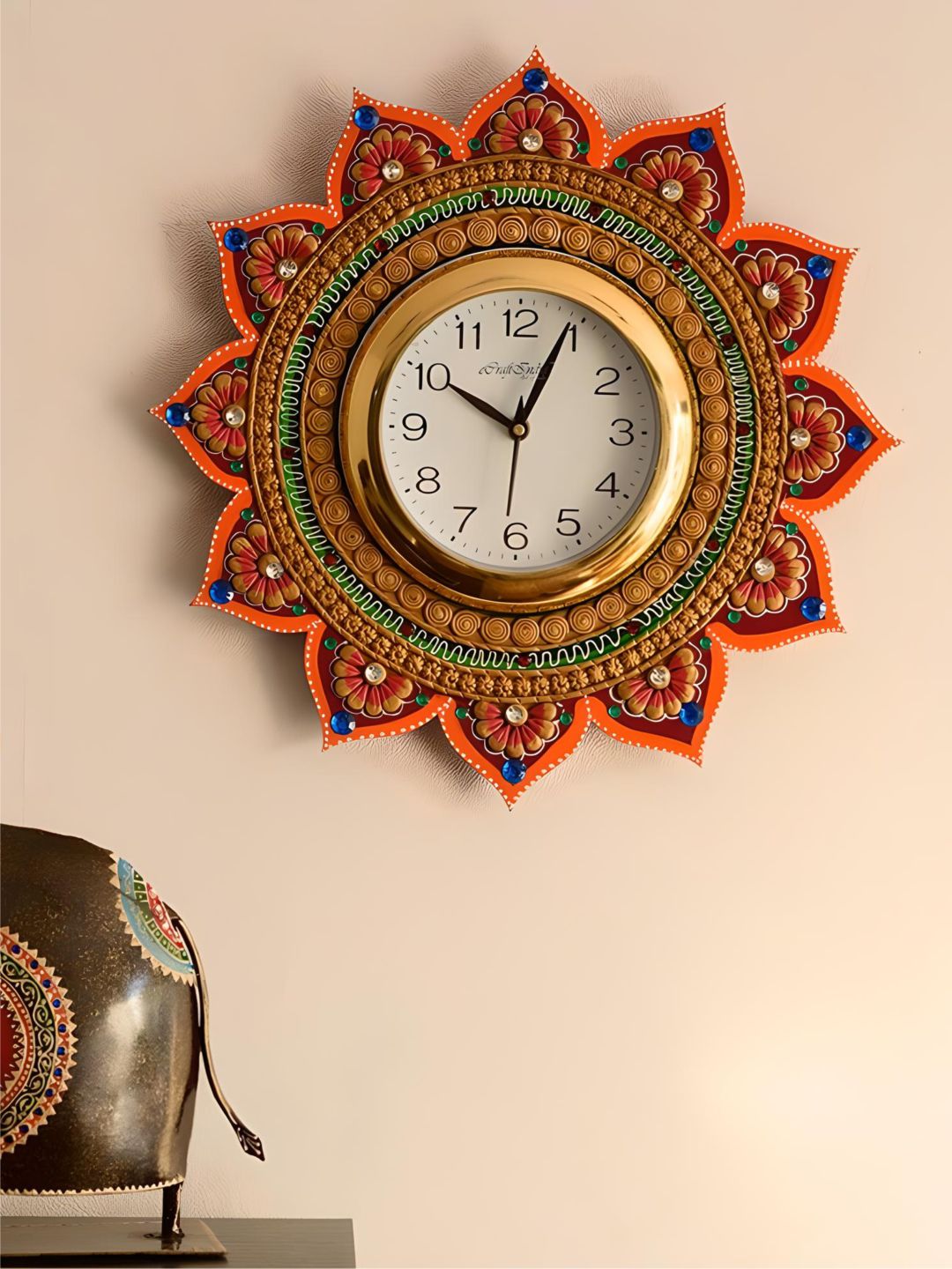 Abstract shaped wall clock