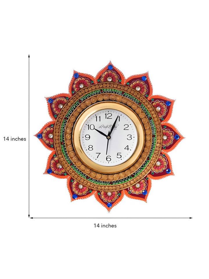 Abstract shaped wall clock