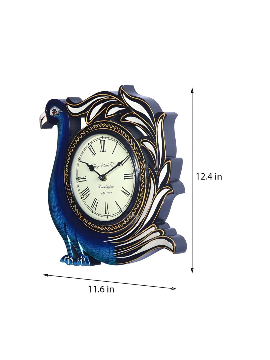 Abstract shaped wall clock