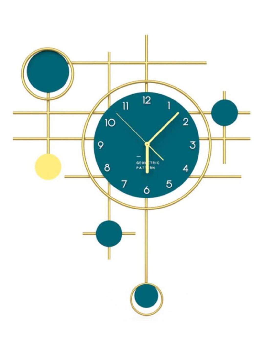 Abstract shaped wall clock