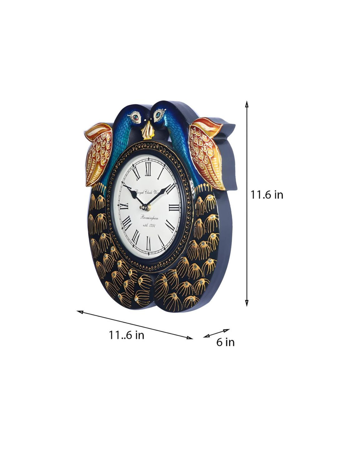 Abstract shaped wall clock