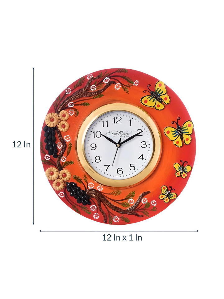 Abstract shaped wall clock