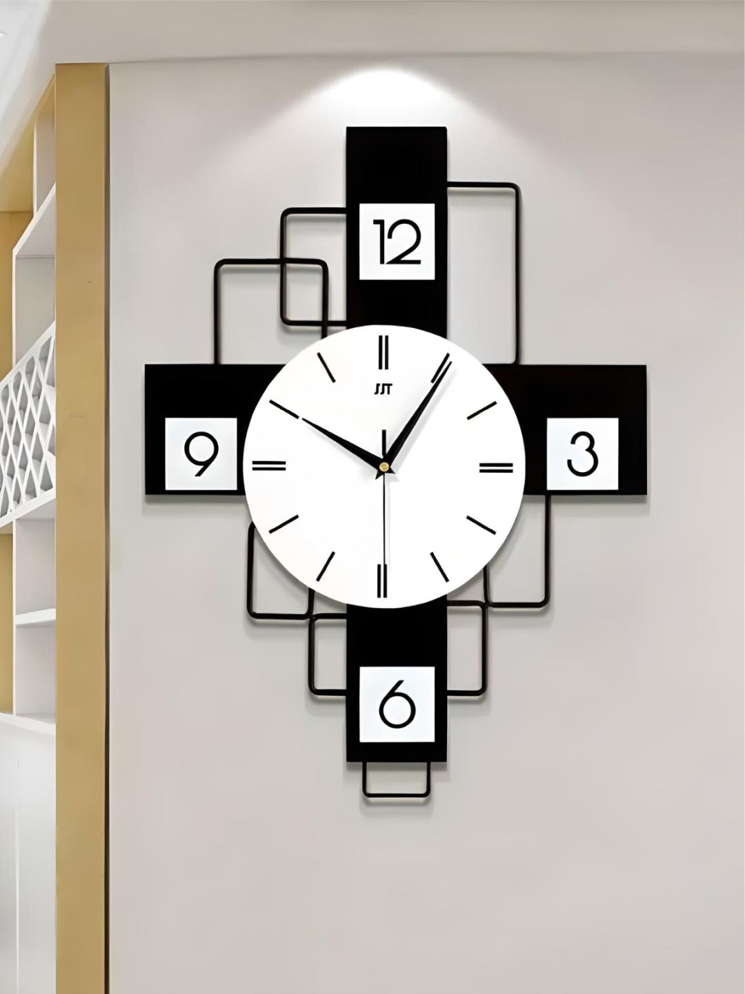 Abstract shaped wall clock