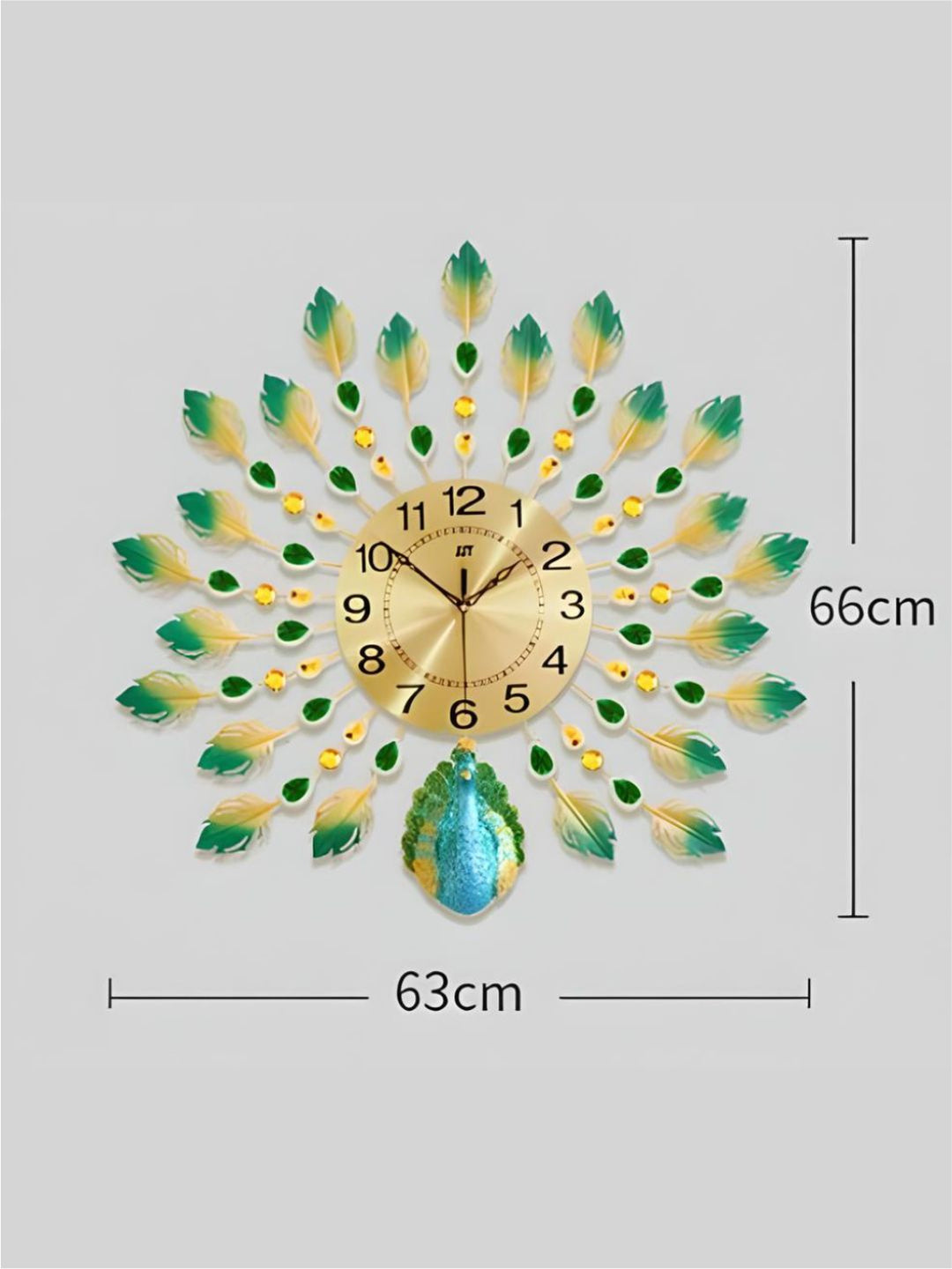 Abstract shaped wall clock