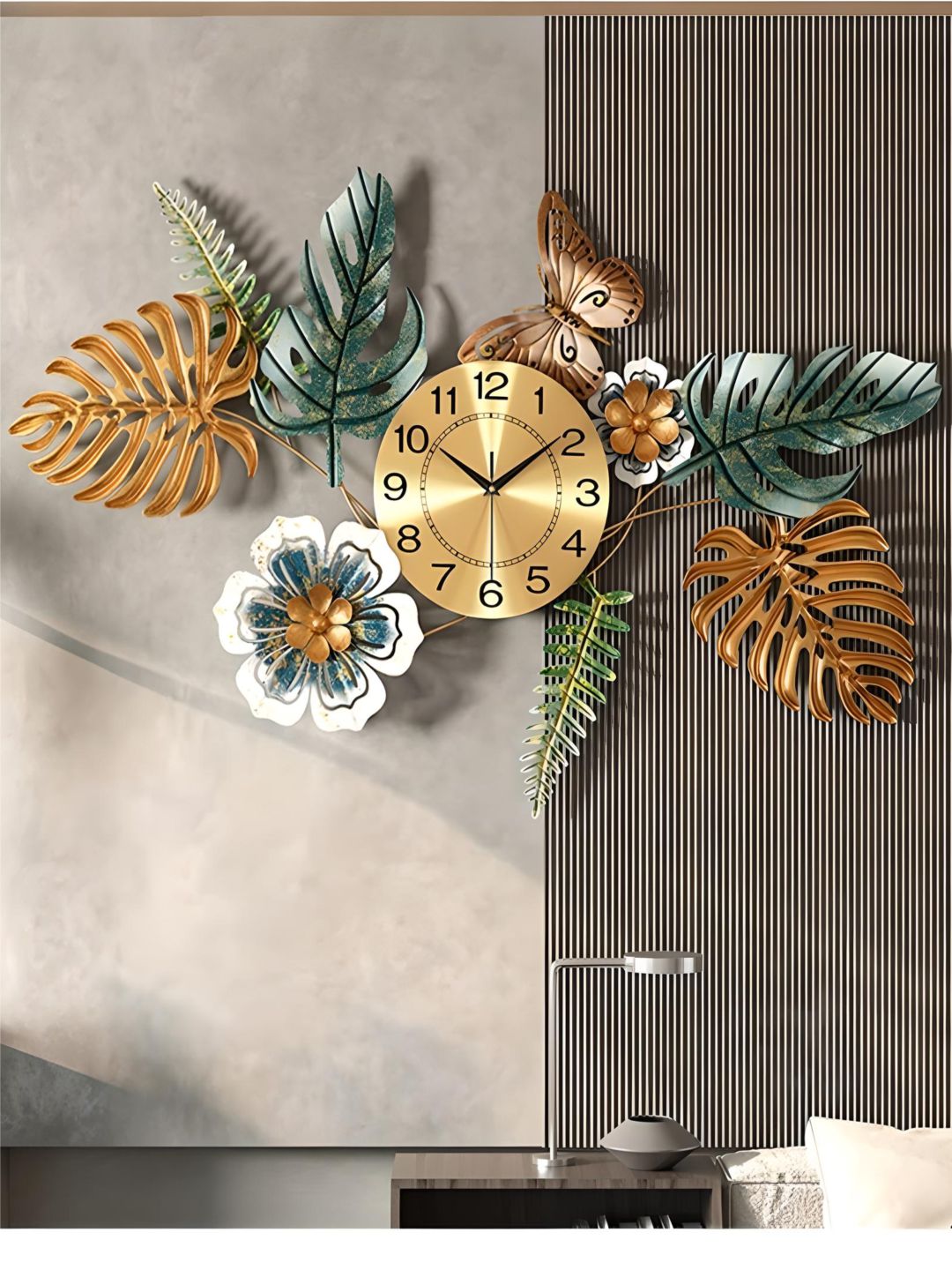 Abstract shaped wall clock