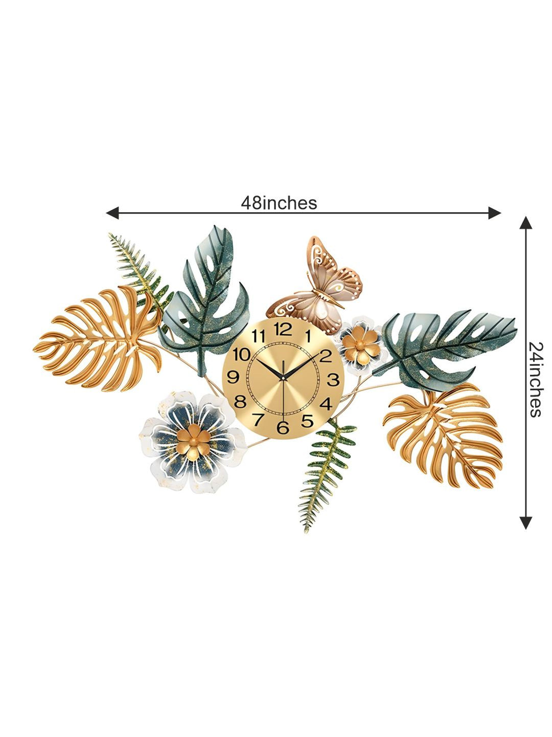Abstract shaped wall clock