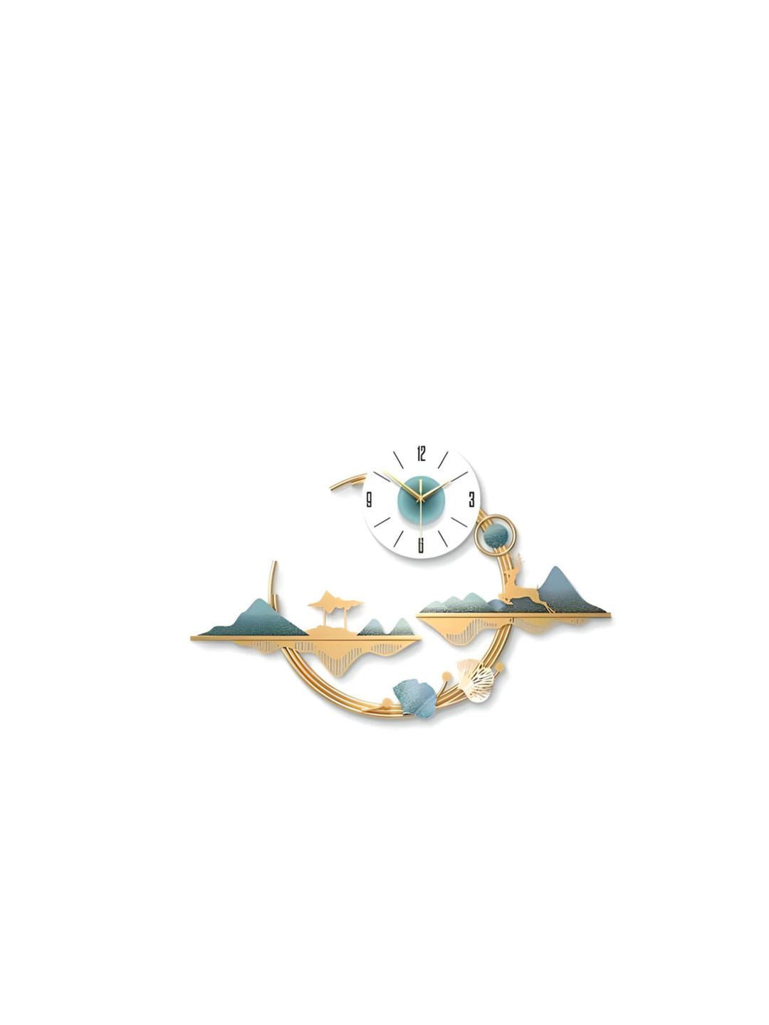 Abstract shaped wall clock