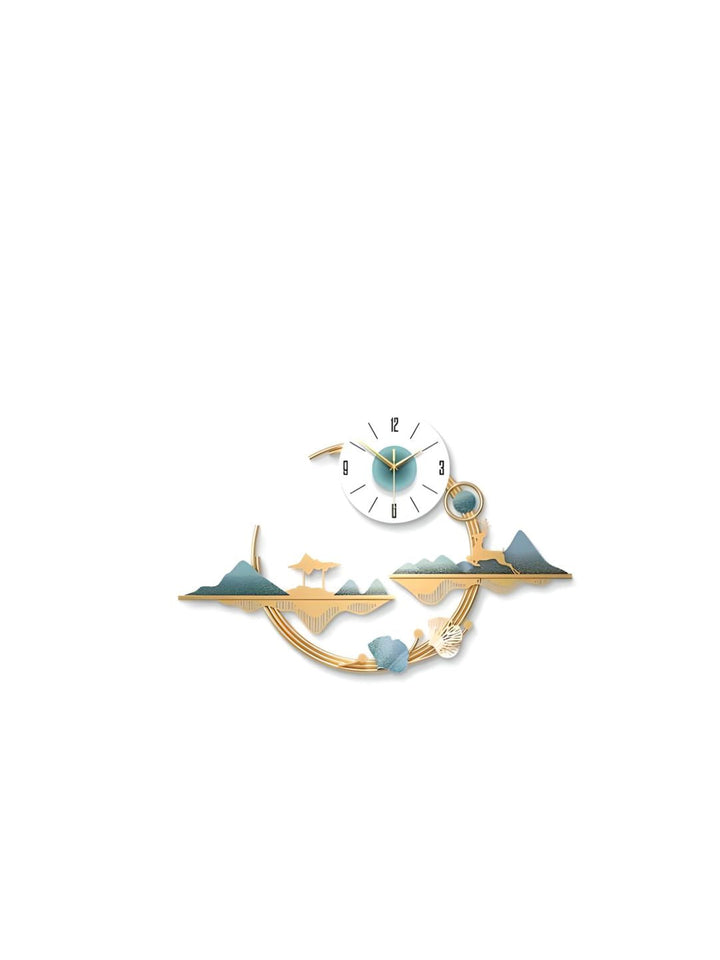 Abstract shaped wall clock