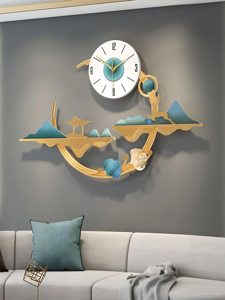 Abstract shaped wall clock