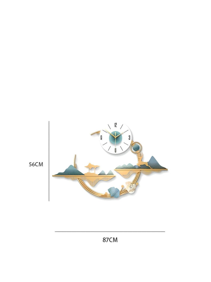 Abstract shaped wall clock