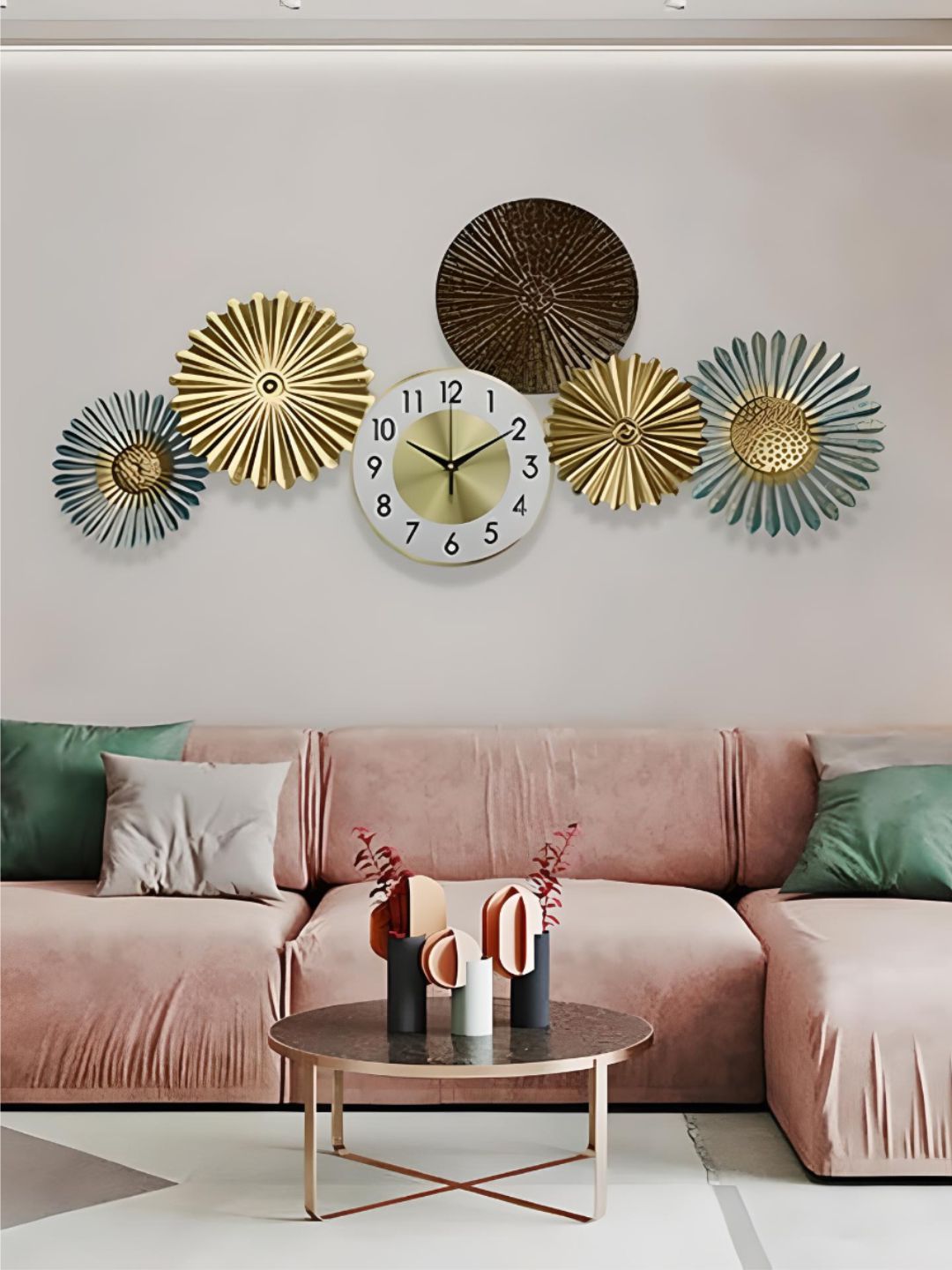 Abstract shaped wall clock