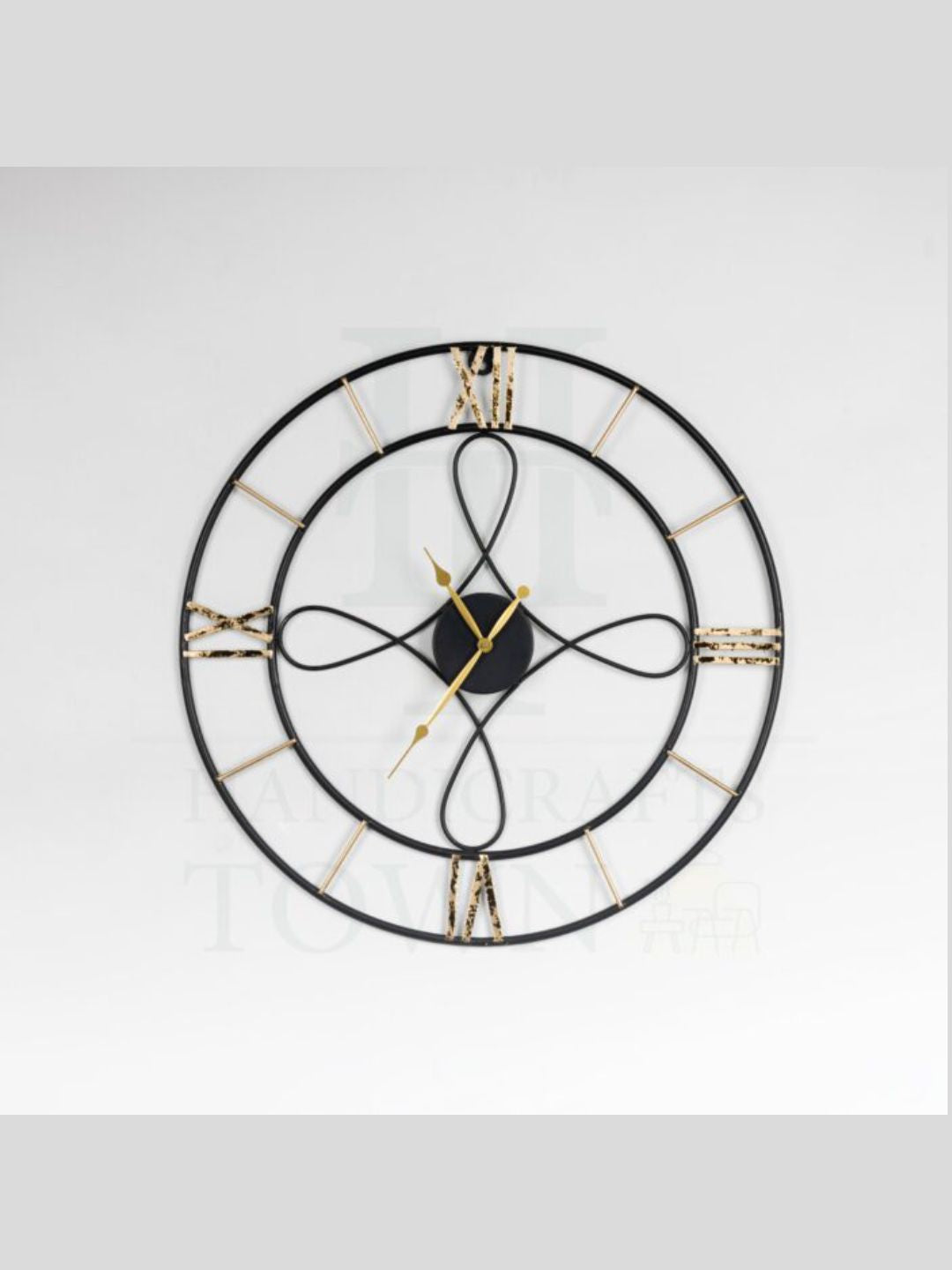 Abstract shaped wall clock