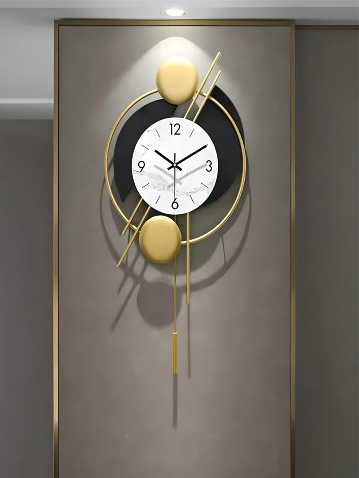 Abstract shaped wall clock