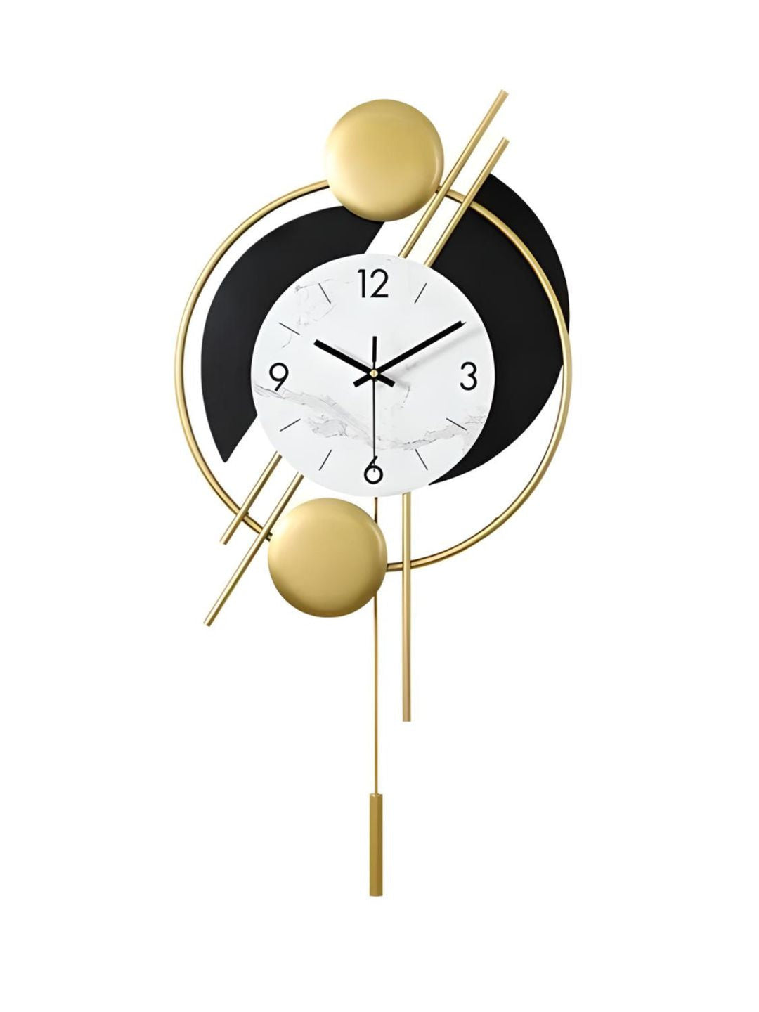 Abstract shaped wall clock