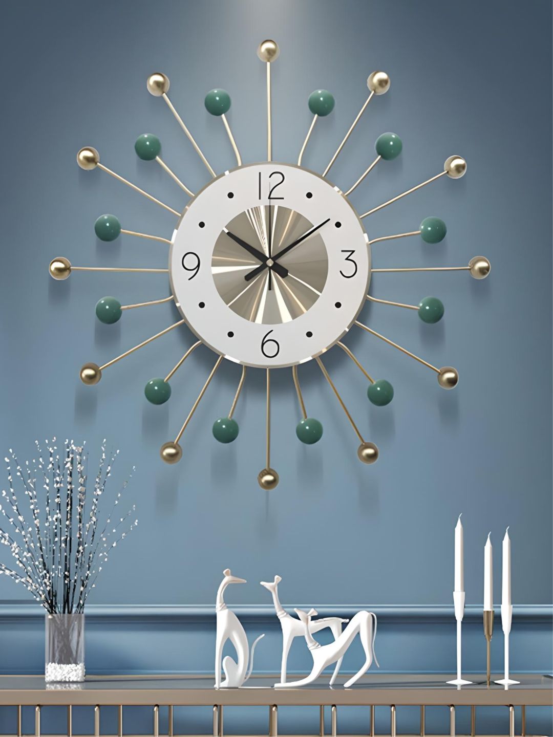 Abstract shaped wall clock