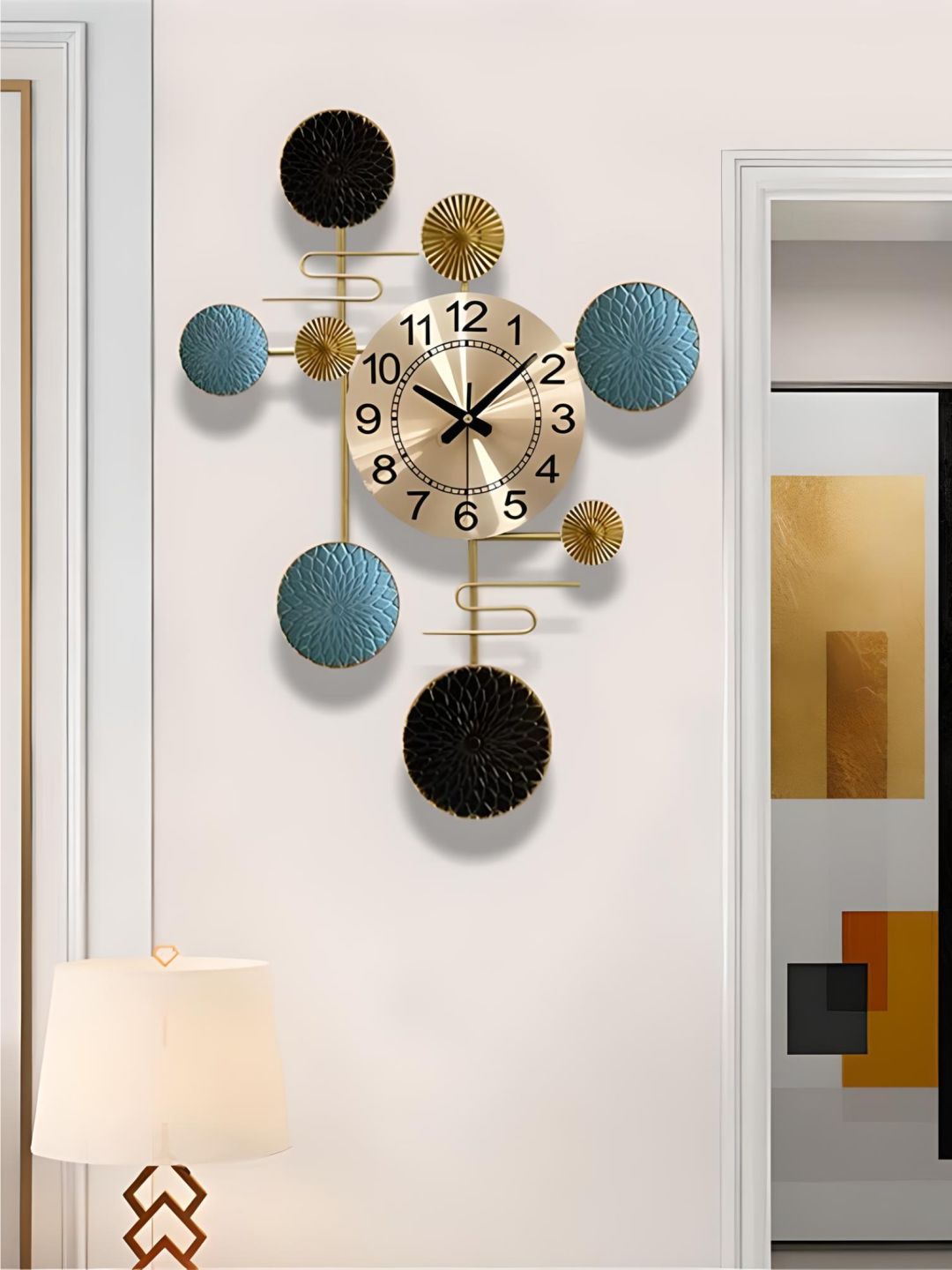 Abstract shaped wall clock