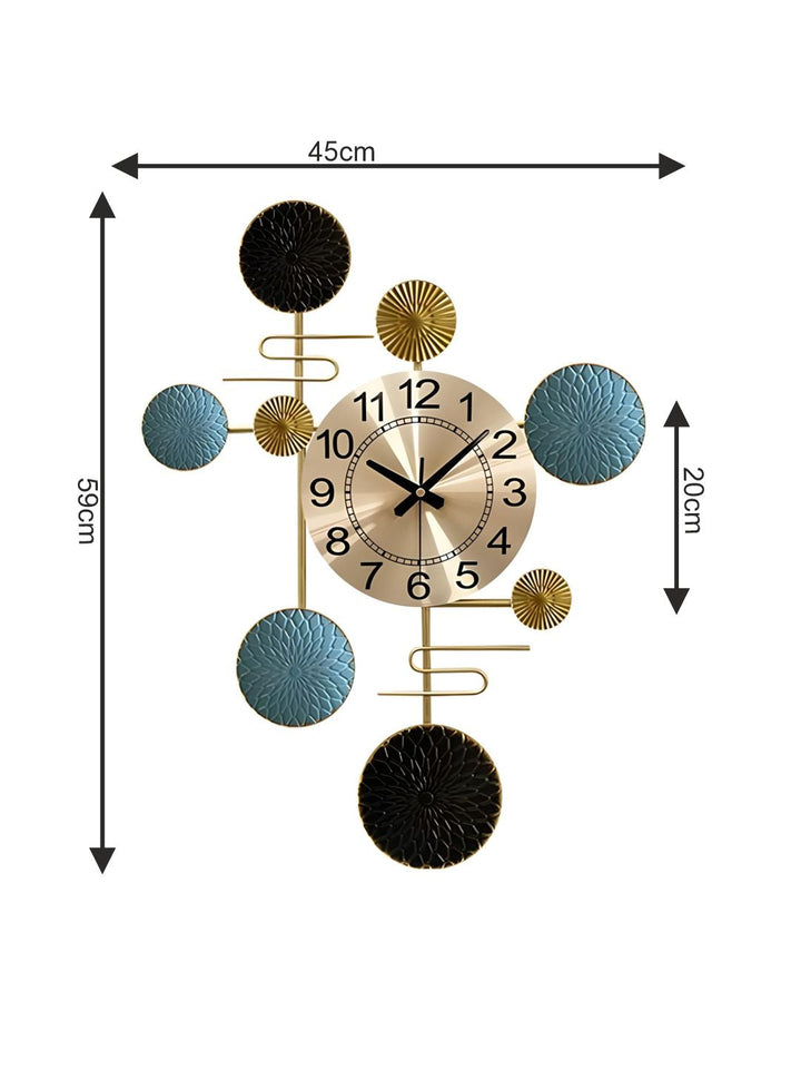 Abstract shaped wall clock