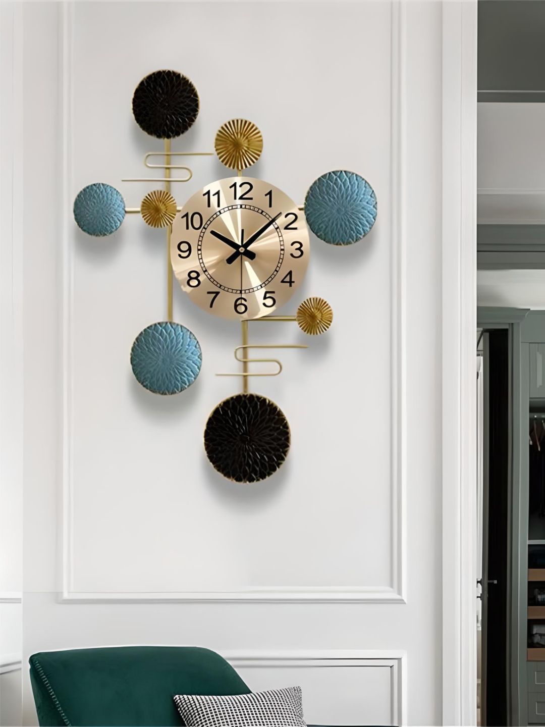 Abstract shaped wall clock