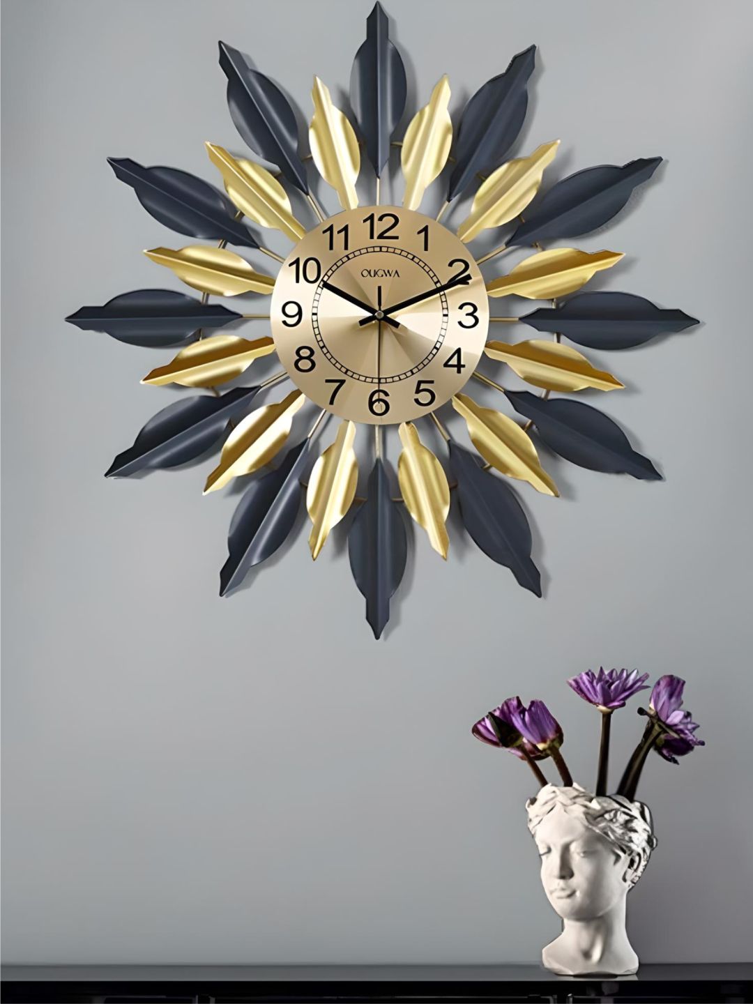 Abstract shaped wall clock