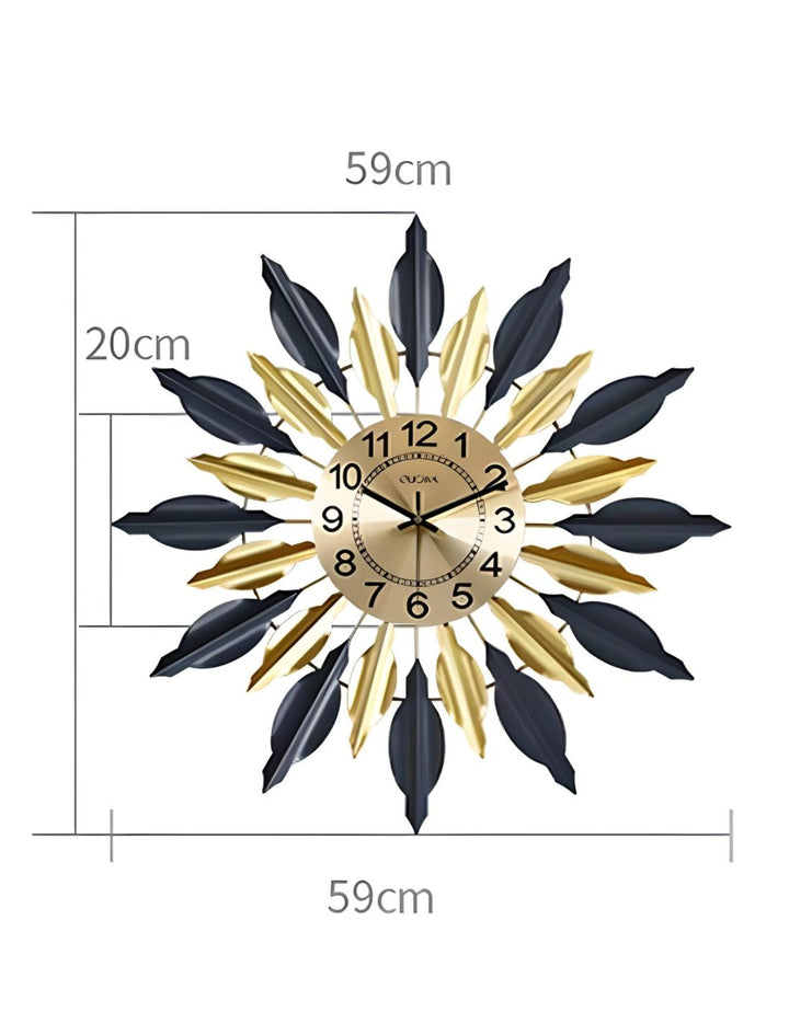 Abstract shaped wall clock
