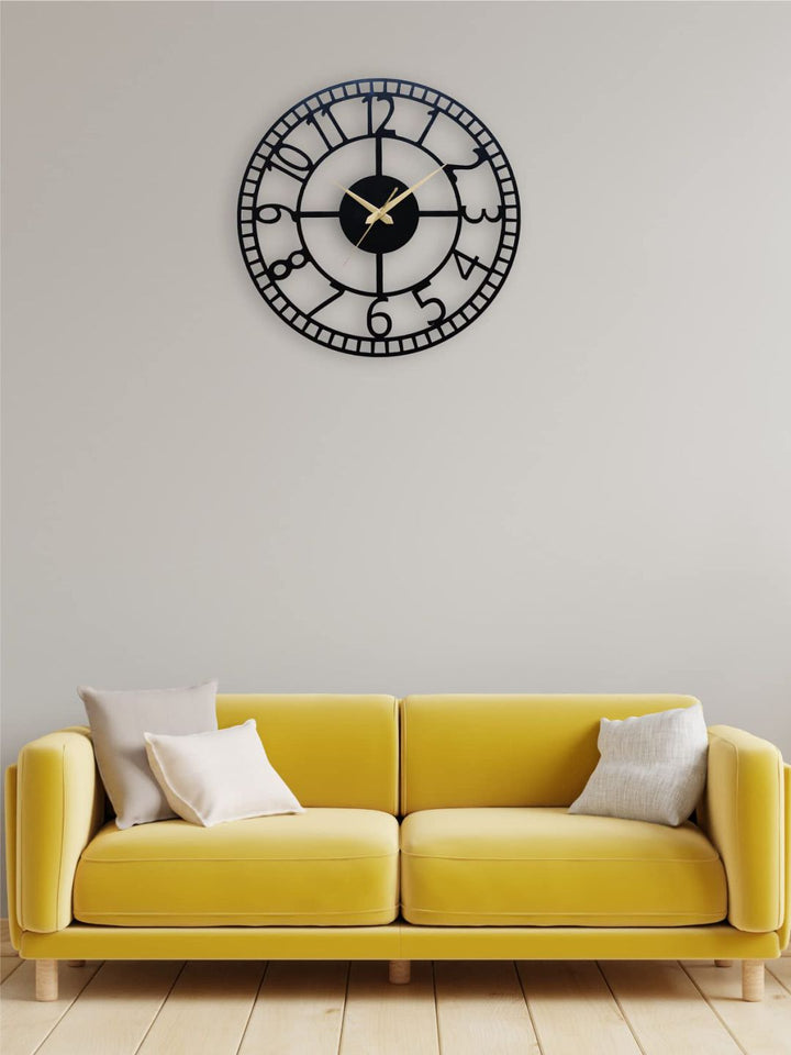 Abstract shaped wall clock