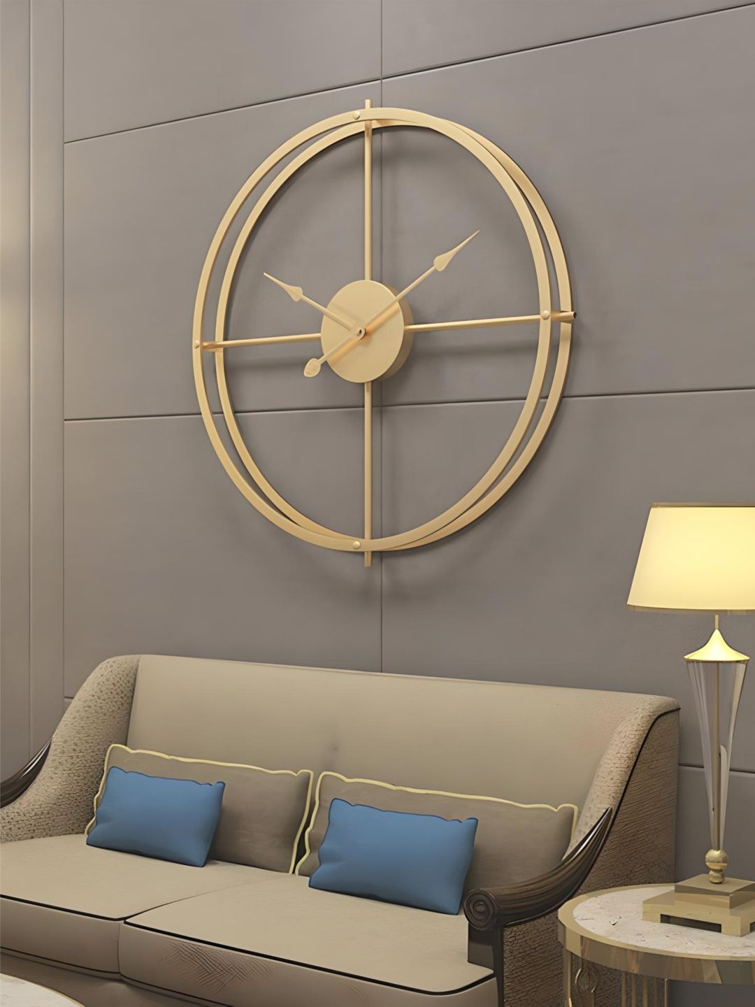 Abstract shaped wall clock