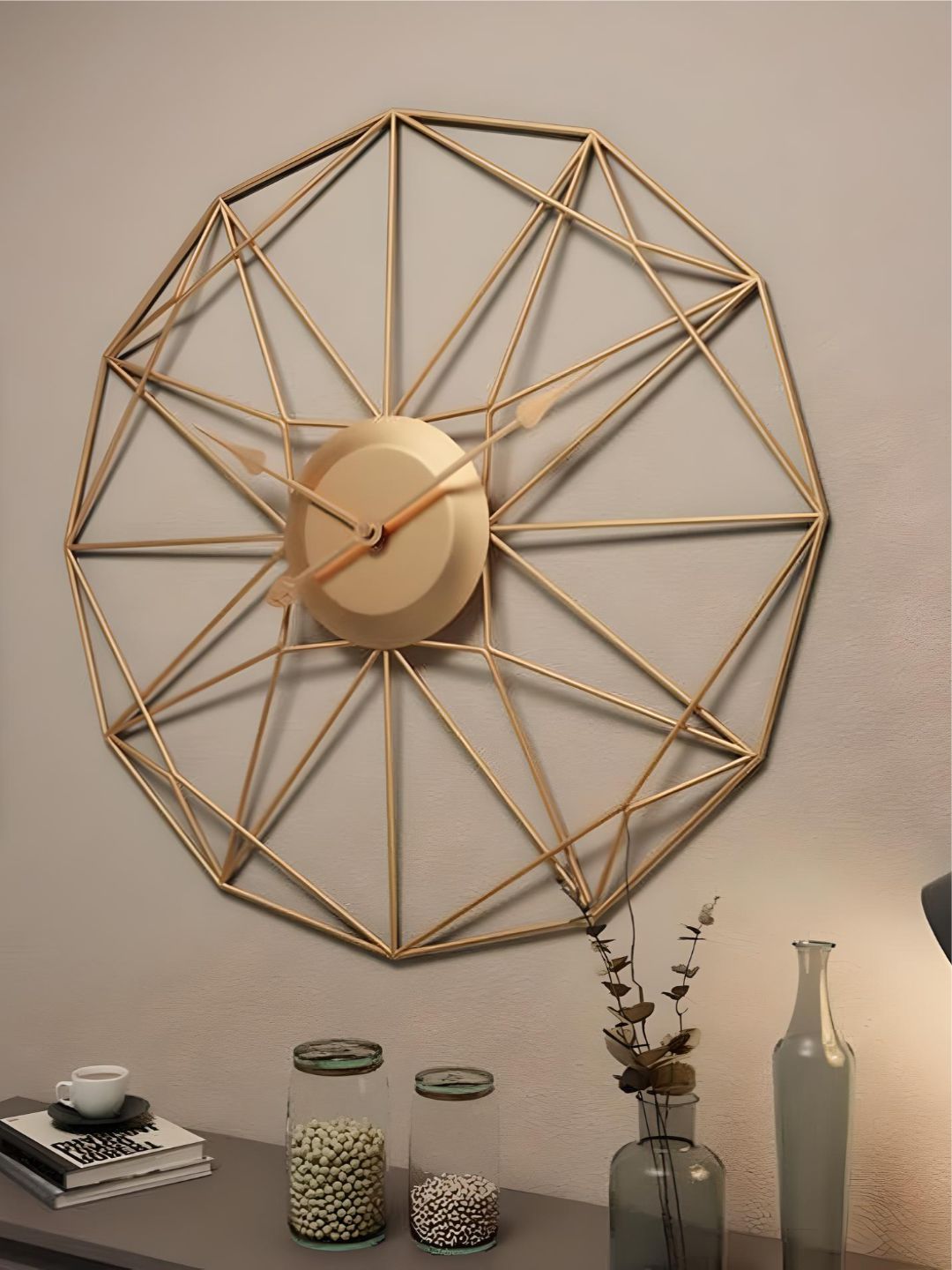 Abstract shaped wall clock