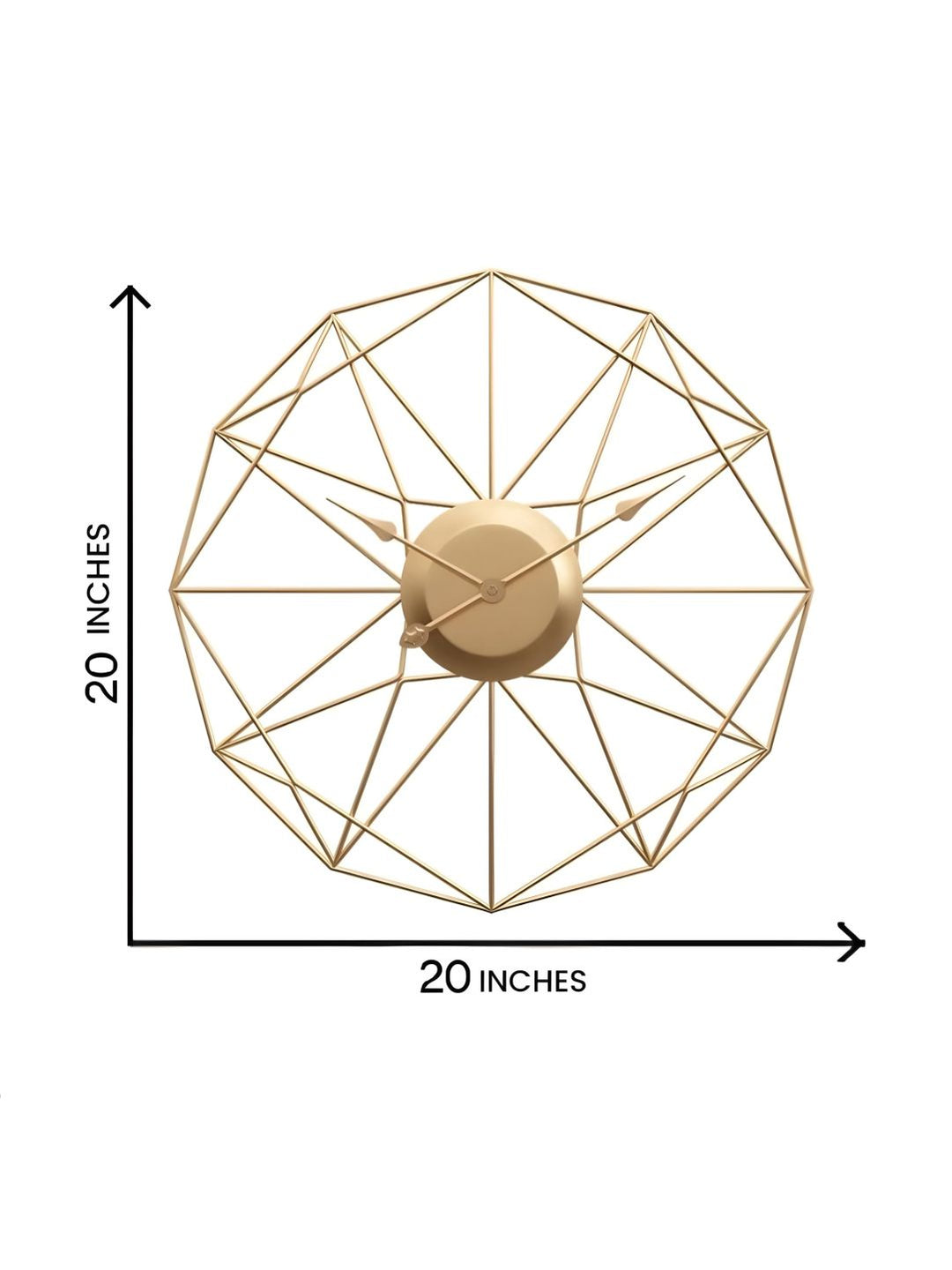 Abstract shaped wall clock