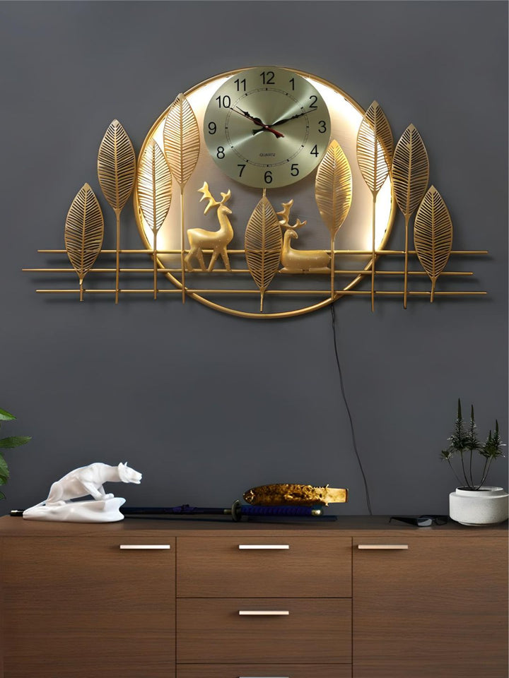 Abstract shaped wall clock