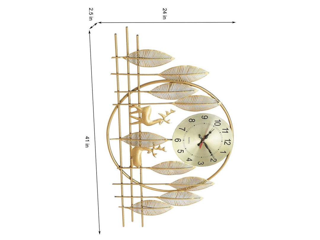Abstract shaped wall clock
