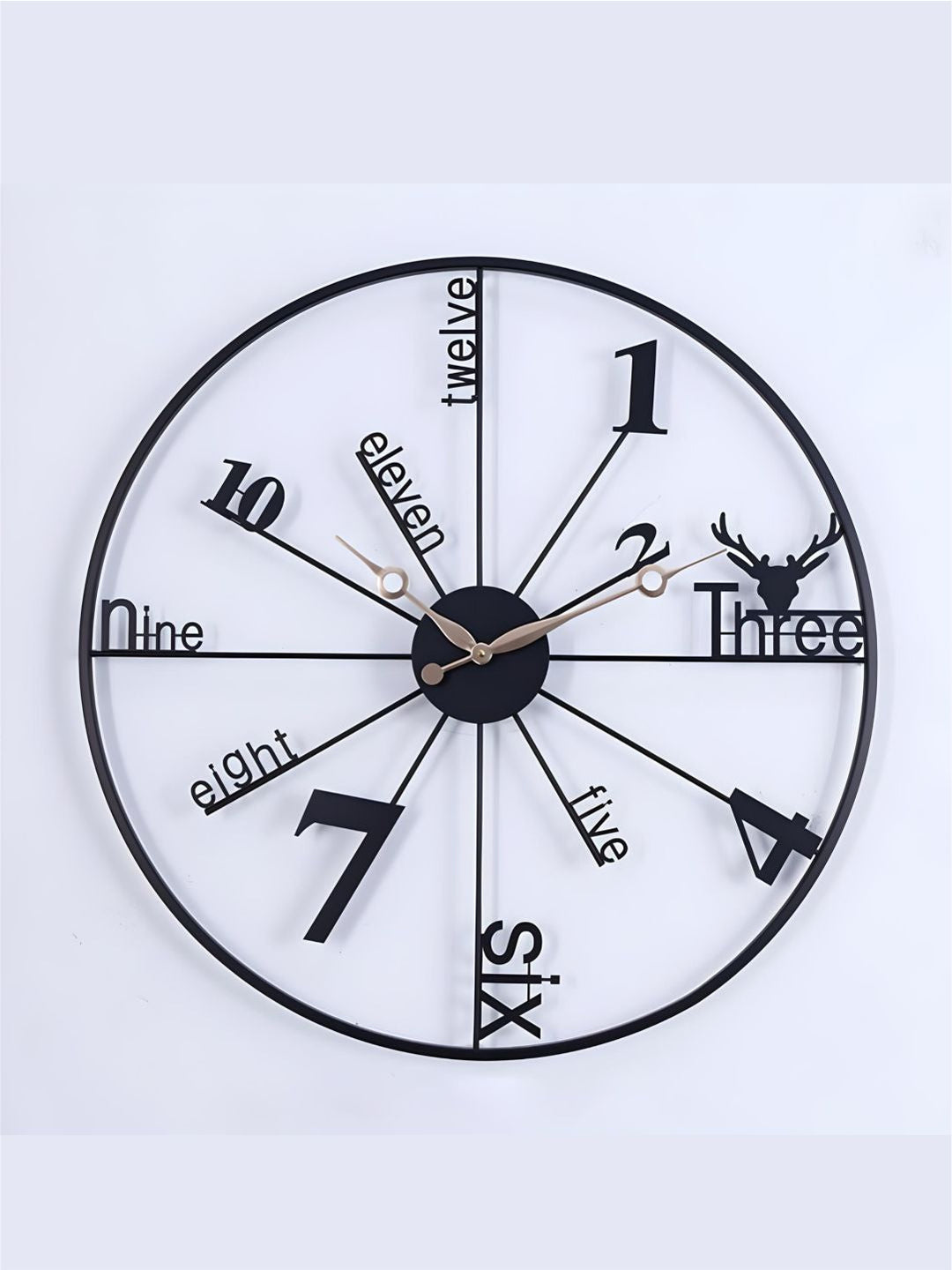 Abstract shaped wall clock