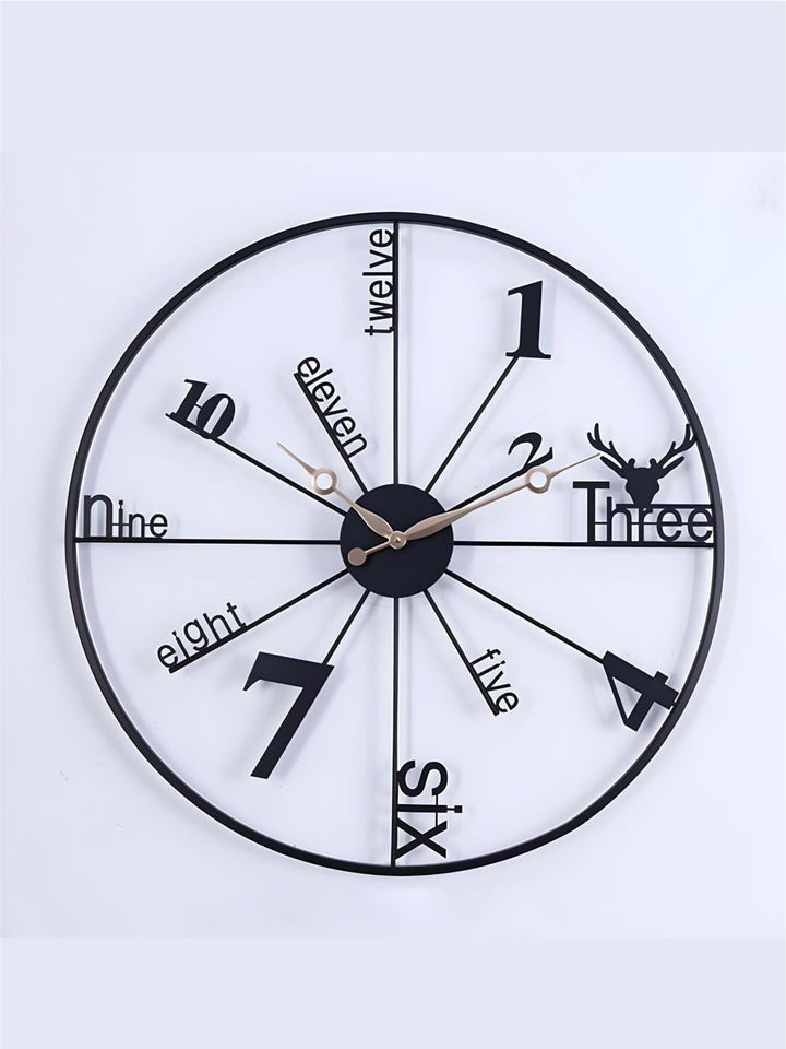 Abstract shaped wall clock